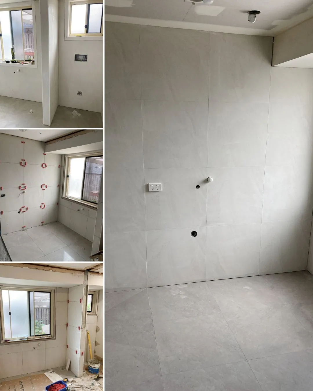 Completed bathroom renovation
