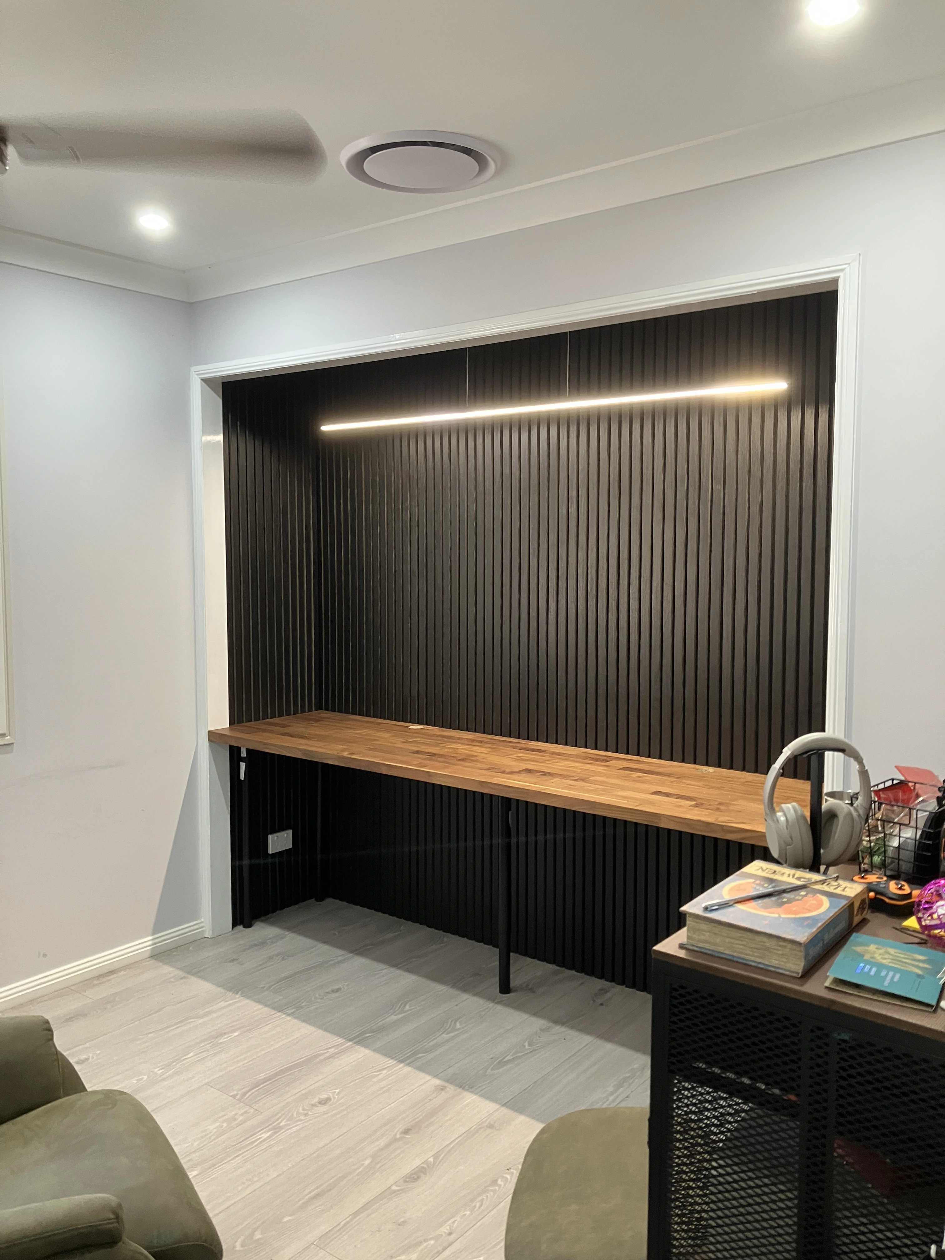 Completed home improvement project